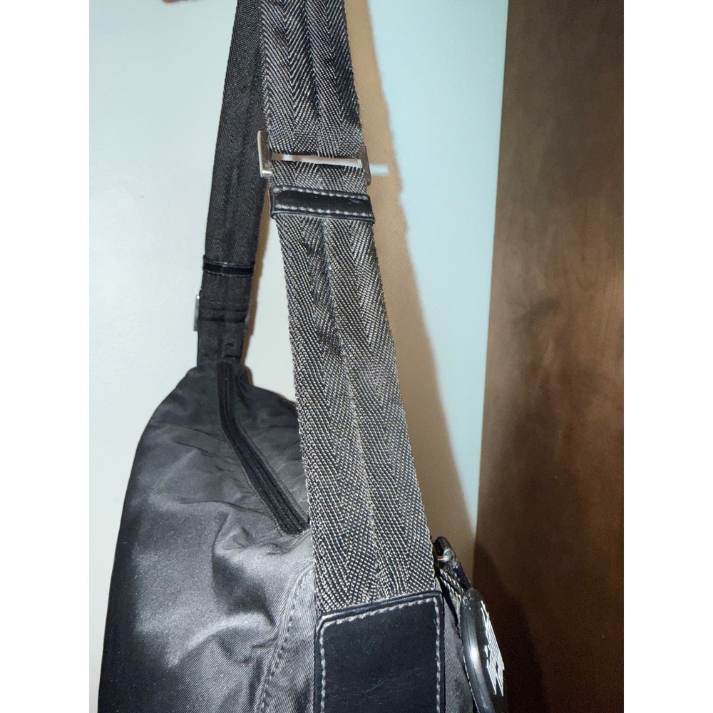Prada Nylon Vela Messenger Bag Black Original COA Crossbody - Picture 6 of 15